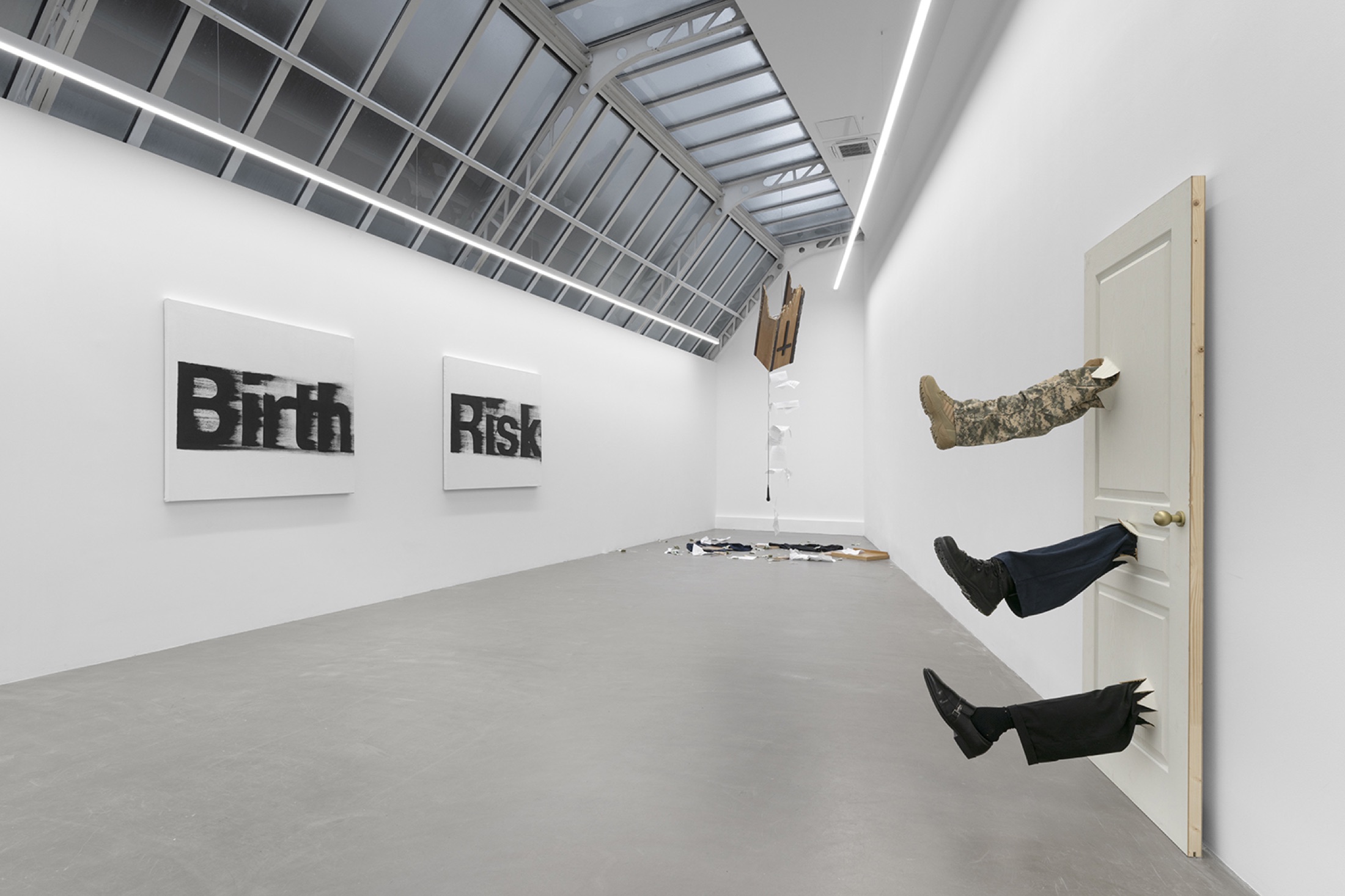 Installation view of System Structures at Bremond Capela